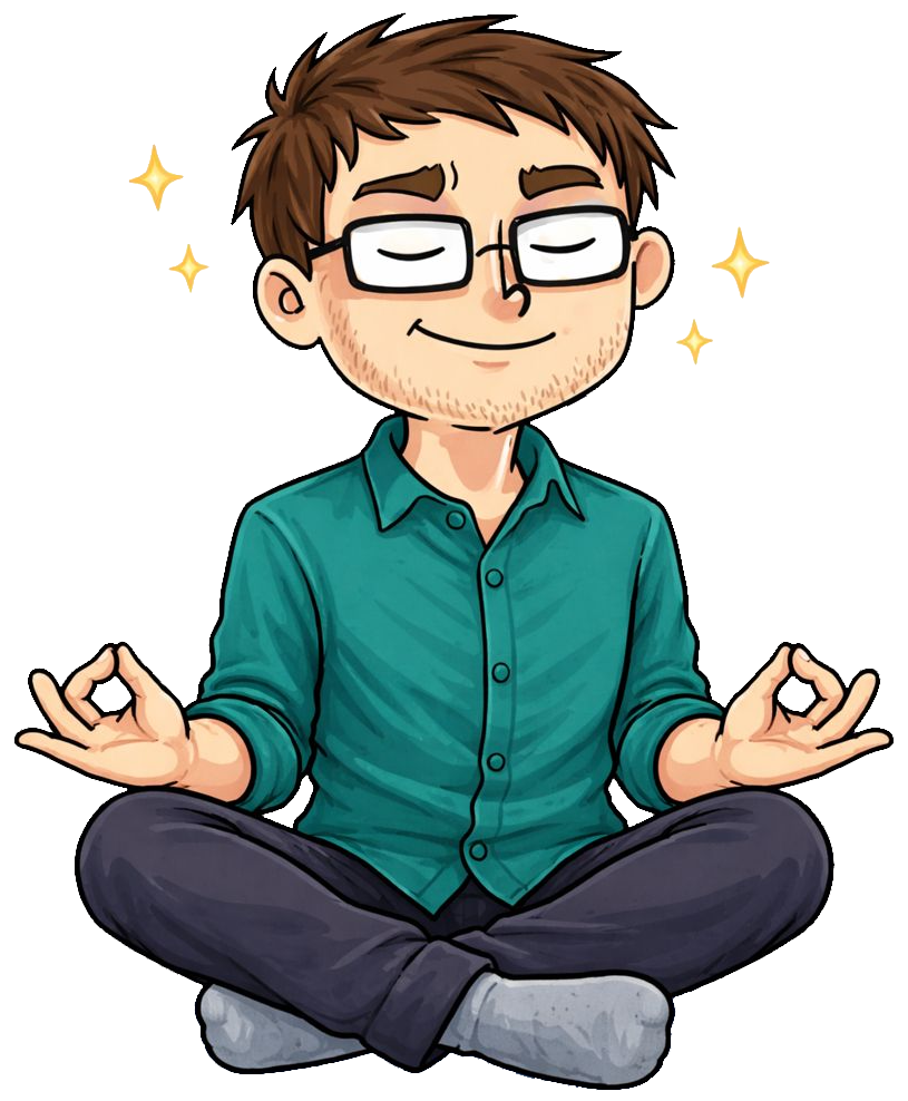 levitating character